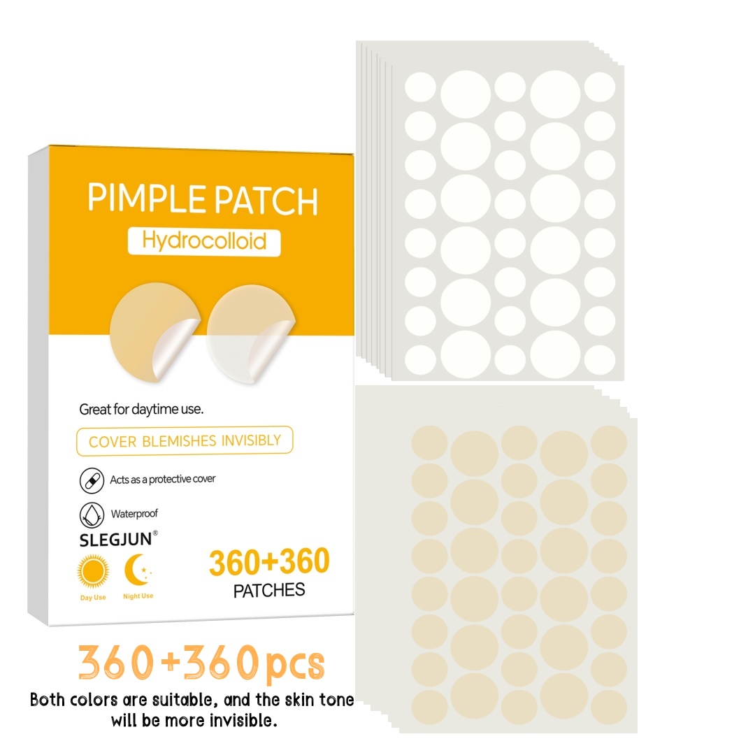 Skincare Gentle - 360개입 원형 하이드로콜로이드 여드름 패치 -