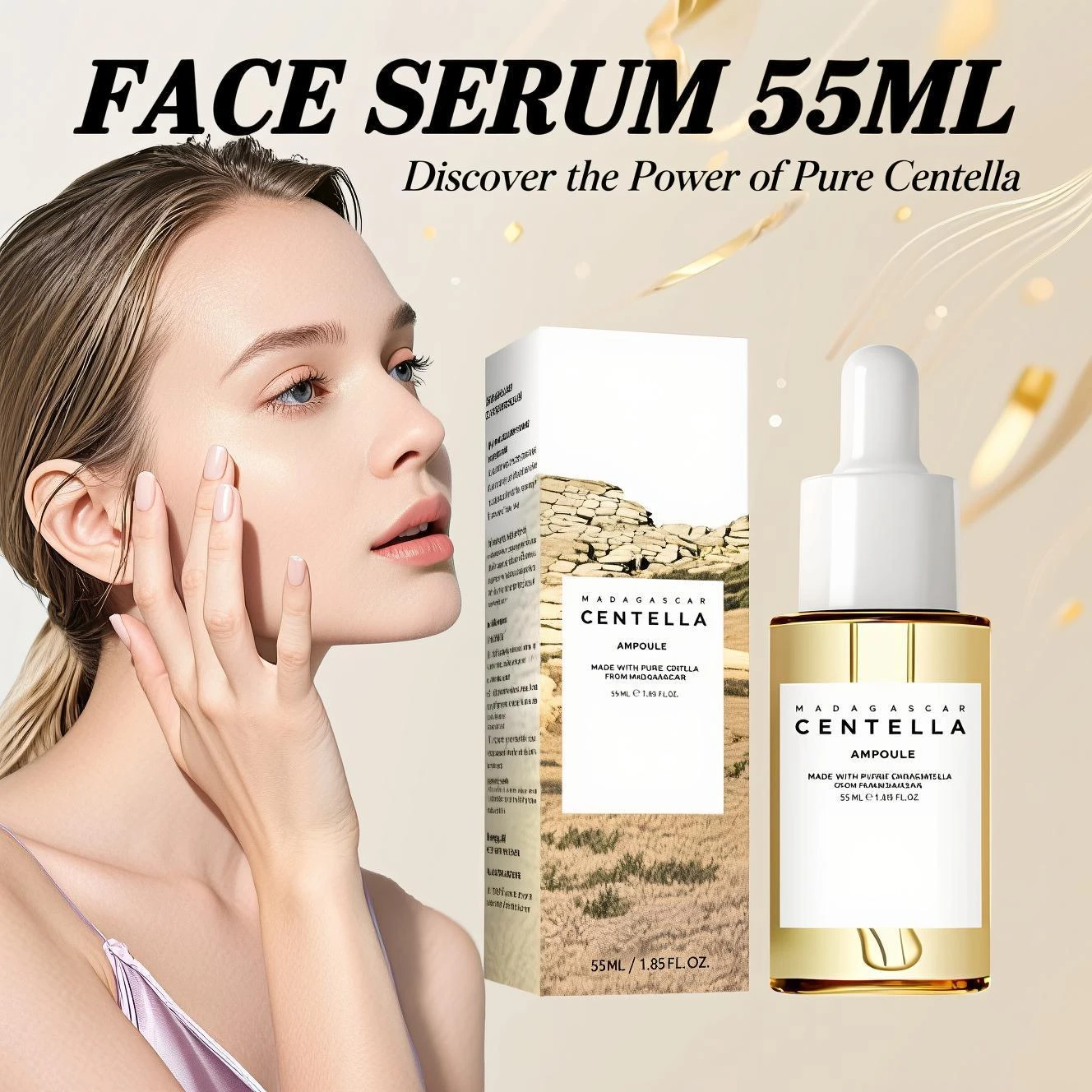 Centella Asiatica Toner - 마다가스카르 센텔라 앰플 55ml – 순수한