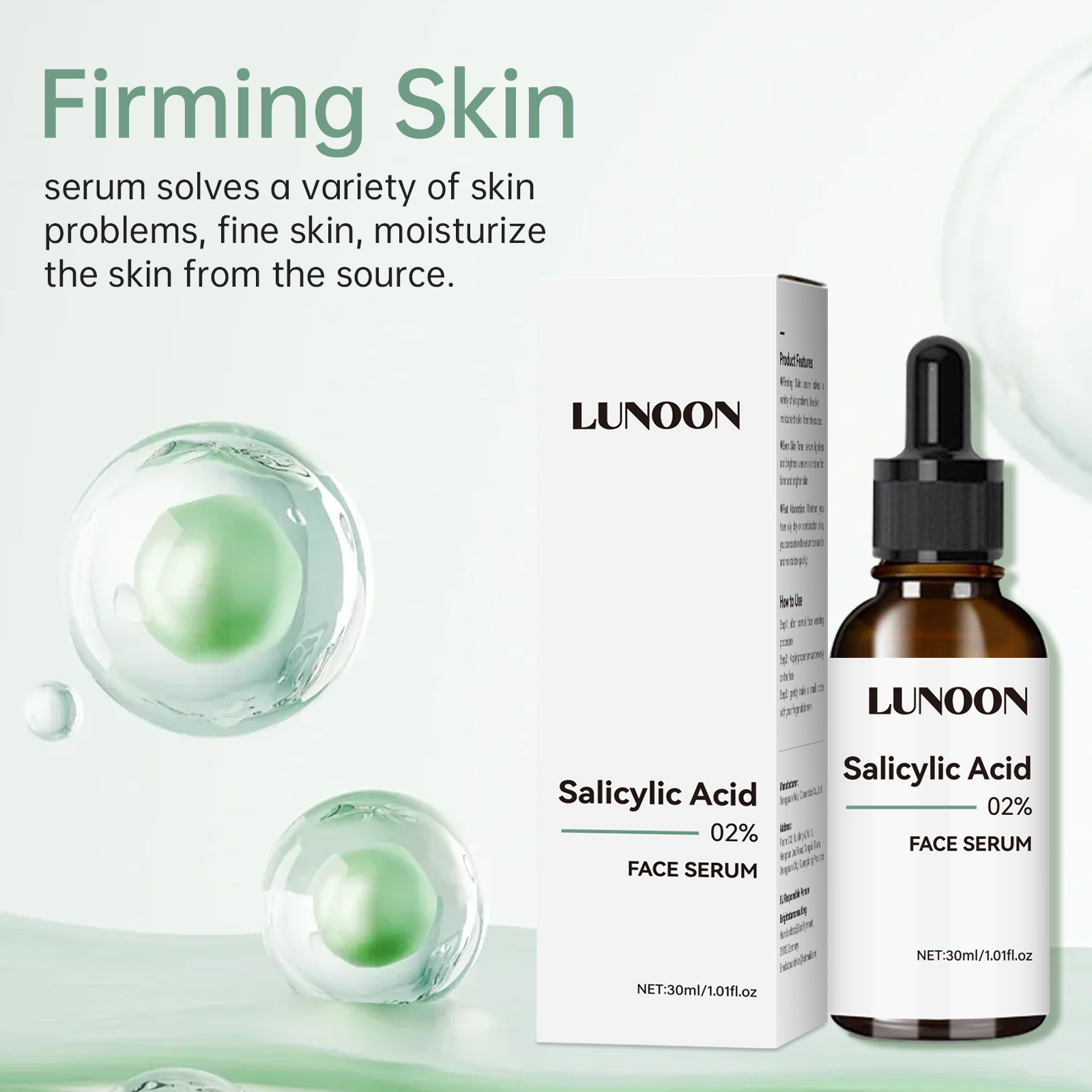 살리실산 페이셜 세럼 피부 톤을 고정하고, 모공을 막지 - Skincare Salicylic Acid 리뷰 및 가격