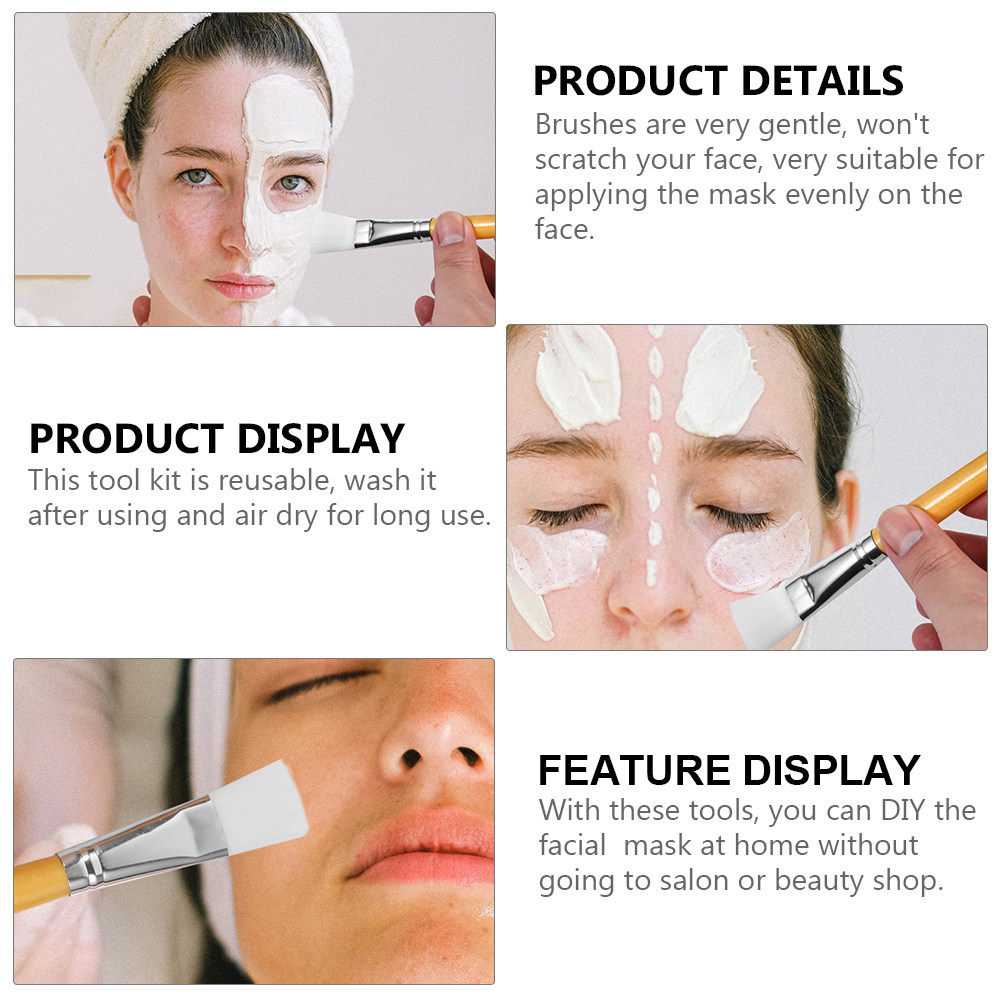 3종 대나무 페이스 마스크 믹싱볼 세트 DIY 스킨케어 - Skincare Gentle 리뷰 및 가격