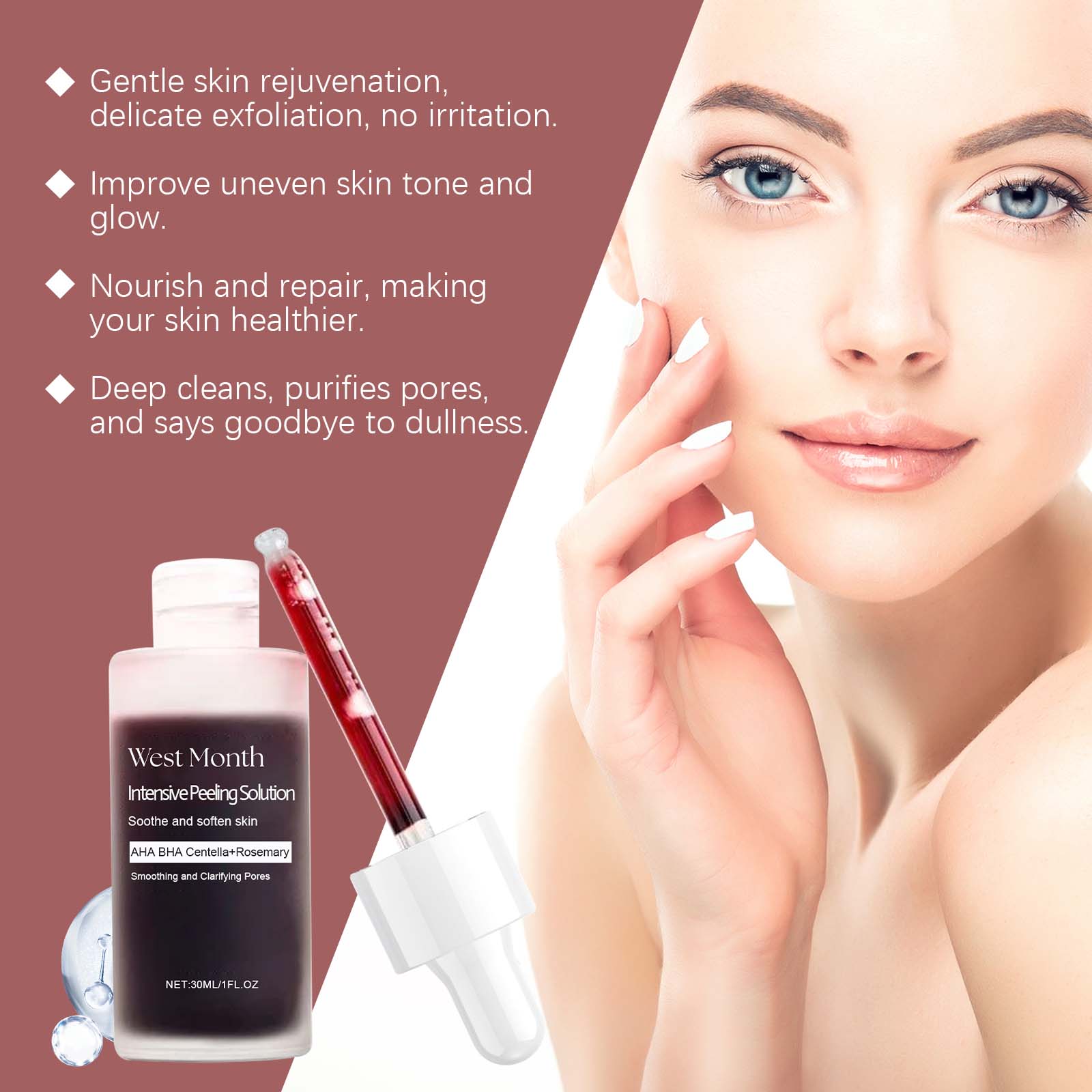 필링 페이스 세럼, 여드름 방지, 브라이트닝, 각질 제 - Skincare Salicylic Acid 리뷰 및 가격